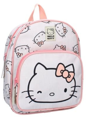 mybagstory - Hello Kitty Grey Primary School Backpack, Pink