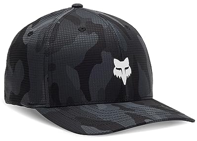 Fox Racing Herren Standard Fox Head Tech Flexfit, Schwarz-Camo, L