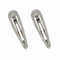 SURALIN 2PCS Mollette Capelli Donna Fermagli per Capelli Mollette per Capelli Crystal Donna Fermagli per Capelli Clip Brillantini per Capelli （Argento）