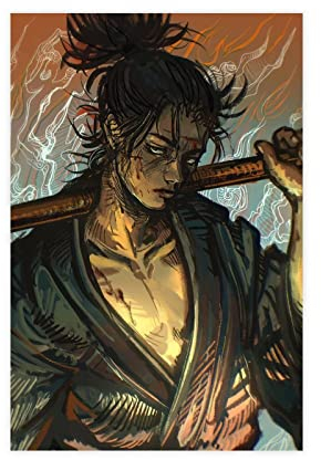 Vagabond Creative Room 1 Poster, Leinwand, Poster, Wandkunst, Dekor, Bild, Gemälde für Wohnzimmer, Schlafzimmer, Dekoration, ungerahmt: 30 x 45 cm