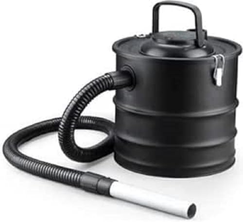 Valo Aspiradora de Cenizas (aspiradora de Chimenea con función de soplado, aspiradora en seco con Filtro Hepa, aspiradora para Estufa, 1.200 vatios, 18 litros, Dimensiones: 30 x 30 x 28,5 cm, Negro)