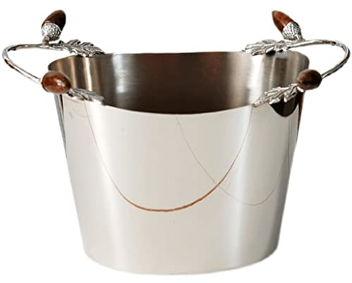 Pimex ice bucket, ice bucket gift Ice Bucket Stainless Steel Handmade Light Luxury Multi-purpose Art Wine Set Ice Bucket Restaurant Table Decoration wine buckets for parties