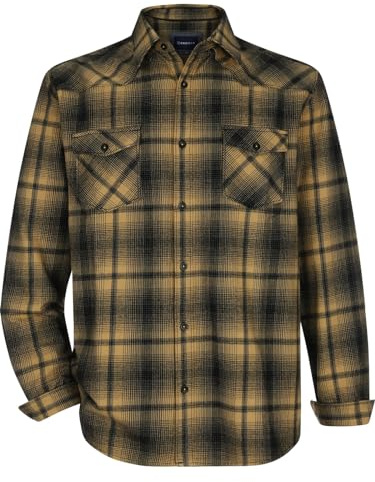 BABISTA Herren Hemd Lomanzio dunkelgelb, L - 41/42