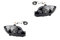 Johns, Scheinwerfer Satz Halogen Front passend für Seat Leon 1P 04/09-wa. H7 H1 Links & Rechts + Nebelscheinwerfer + Leuchtmittel