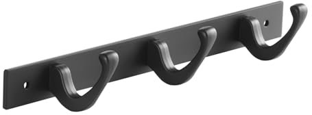SOTECH Blackline FORTE Hakenleiste 257 mm mit 3 Haken schwarz pulverbeschichtet Garderobenleiste