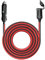 13FT 12V-24V Car Cigarette Lighter Extension Cord Heavy Duty 15A Fuse Extension Cable Plug to Socket for Air Compressor Pump 16AWG Male to Female Socket … (13FT)