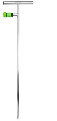 Stainless Steel Deep Root Feeder for Tree Watering Spike Tool Irrigation for Outdoor Plants System Wand T-Handle One-Piece Euro Version (T-Style)