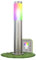 linovum BOSEA-A Wegeleuchte außen LED mit Smart Home WLAN E27 Birne (RGB+W) - Sockelleuchte 50cm aus Edelstahl IP44 dimmbar 230V