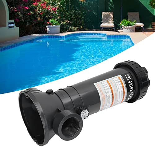 Clorador Automático,Alimentador de Clorador de Piscina de PVC,Clorador de Piscina sobre el Suelo,Dispensador de Productos Químicos Equipo de Piscina para Piscinas