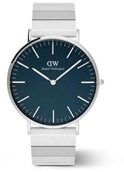 Daniel Wellington Classic Piano Link 40mm Uhr Herren, DW Klassisch Herren Uhr