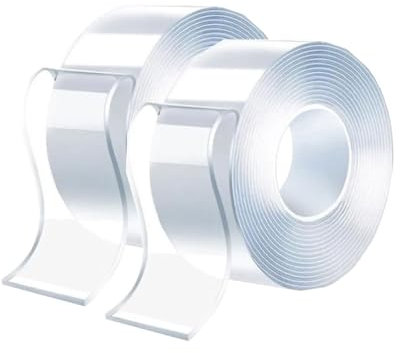 Ruban de Montage Nano Solide, Ruban Nano Magique Transparent, Ruban adhésif Transparent Polyvalent pour la Maison (1cm * 100cm)