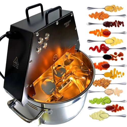 KJHYYPP Automatische Maschine zur Herstellung von Lebensmittelfüllungen, kommerzieller elektrischer Lebensmittel-Rührtopf mit doppeltem Rührpaddel, Zusatzventilator 220 V (220V)