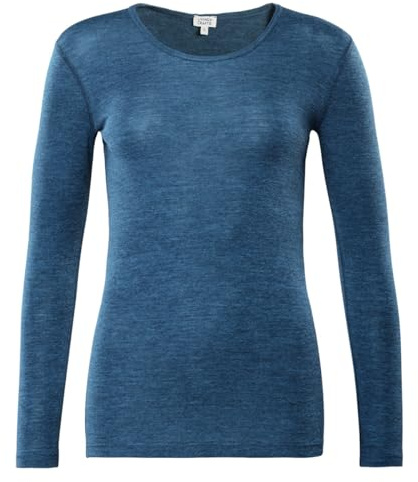 Living Crafts - Bianca - Langarm-Shirt - Atmungsaktives, ausgleichendes Material, Figurbetonende Passform, Sportlicher Eco-Chic