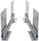 BRASOM Auszugsschienen - Schubladenschienen 800mm, 250kg, 32 inch, mit hohe Bodenmontage, Heavy Duty, Lock in/aus Schubladen Schienensystem, Kugellager, links und rechts