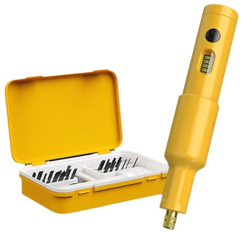 Suoumwa Electric Wood Engraving Machine Rechargeable Portable Handheld Electric Chisel Wood Cutter with 20PCS Replaceable Blades