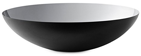 Norman Copenhagen Krenit Deko Schale, Stahl, Silber, H:12xØ:38cm