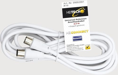 HEITECH Universal-Empfänger-Anschlusskabel, 2,5 m
