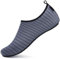 SAGUARO Surfschuhe Damen Herren Ultraleicht Wasserschuhe Atmungsaktiv Schwimmschuhe Weiche Flexibel Aquaschuhe rutschfest Strandschuhe, Grau 40/41