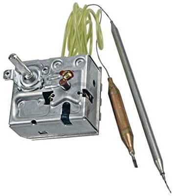 VIOKS Thermostat avec sonde et STB - 96 °C - Remplacement pour EGO 55.60019.020 Siemens 00087368 Stiebel Eltron 057201 - Thermostat avec capteur à distance pour appareil à eau chaude/chauffe-eau