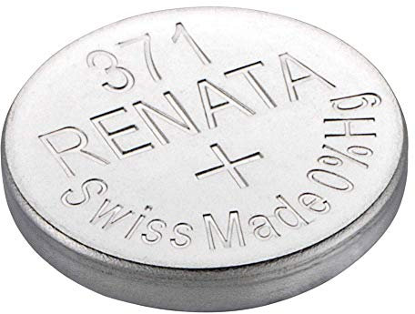 Renata 371 - Batteria per orologio, 1,55 V, SR920SW, senza mercurio