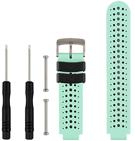 Ersatz für Garmin Forerunner 235 Uhrenarmband/Garmin 735xt Uhrenarmband, Armband für Garmin Forerunner 220/230/620/630 Running Watch, Garmin Approach S20 S5 S6 Golf Smart Watch Armbänder, Silikon