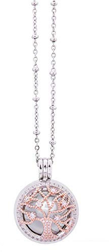 Collana Chiama Angeli Albero della Vita Oro Rosa con Scatola Regalo Inclusa Per Donne in Dolce Attesa, Gravidanza, Portafortuna