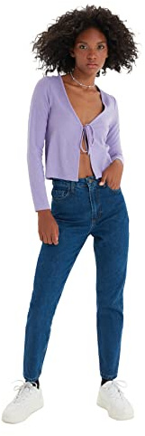 TRENDYOL Damen Jeans Trendyol Hohe Taille Mom Jeans