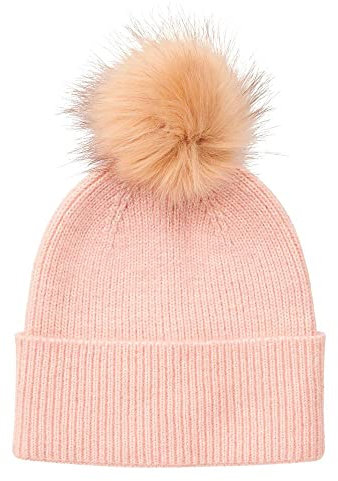 PIECES Damen Pcbina Wool Hood W. Fold Up Noos Bc, Rose Cloud, Einheitsgröße