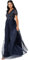 Maya Deluxe Maya Berry Embellished Halter Neck Maxi Dress Robe de Demoiselle d'honneur, bleu marine, 44