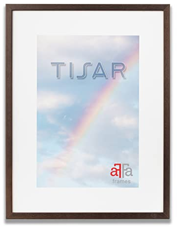 aFFa frames Tisar bilderrahmen Holz, photo frame, holzrahmen, Rahmen aus Holz mit Acrylglas, Bronze bilderrahmen 50x70 cm