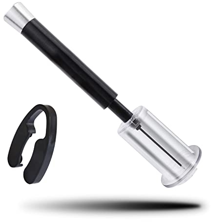 Ouvre Bouteille, LERANXIN Noir Air Comprimé Tire Bouchon, Ouvre Bocal avec Coupe Capsule, Convient à la Plupart des Bouteilles de Vin