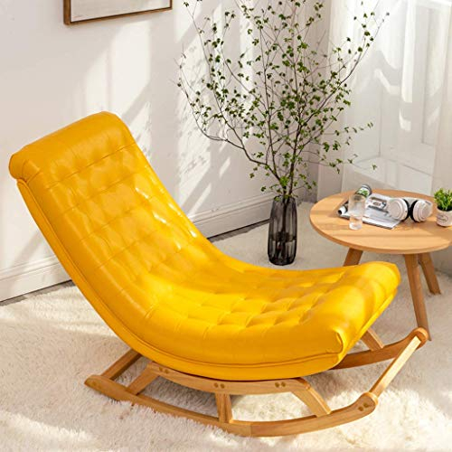 CAPXXIN Schaukelstuhl Liegestuhl Terrasse Garten Urlaub Sonnenliege Nickerchen Liege Relaxsessel Freizeit Lesesessel Sofasessel Schwangere Liege Ruhesessel Needed