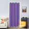 SK Studio Türvorhang Blickdicht Thermo Gardinen Vorhang mit Ösen Thermovorhang Kälteschut Wärmeisolierend für Schlafzimmer Tür Schrank Vorhang Violett, 107x203cm
