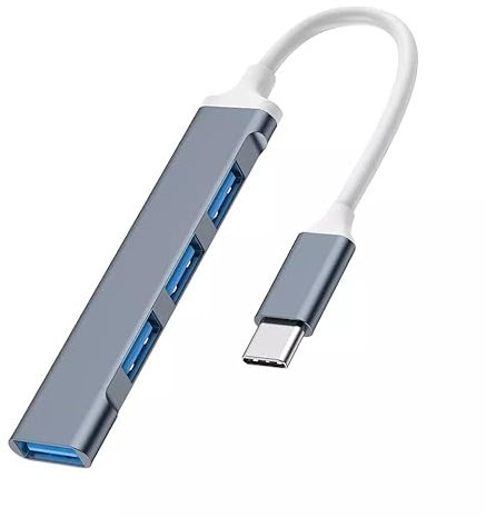 USB Hub Multiport USB 4 in 1 USB Adapter mit 1 USB 3.0 & 3 USB 2.0 Mini USB Hub für PC, Laptop, MacBook Pro/Air M1, iPad Pro/Air M1, Windows, Switch, Chromecast, Dell, Handy und mehr