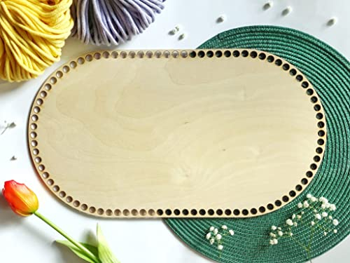 Sperrholzbasis, 80x40cm, verschiedene Größen, Korbboden, Häkelkorb, Naturholzbasis, Holzkorbboden, Holzbasis, Naturholzkorbboden, Häkelzubehör für das Korbflechten