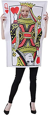 EraSpooky Spielkarten für Erwachsene, Cosplay-Kostüm für Party, Cosplay, Halloween, Karneval, Themenparty, Kleidung, Rollenspiele