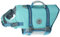 VIVAGLORY Rip Stop Schwimmweste Hund, Hundeschwimmweste, Schwimmhilfe & Auftrieb, Rettungsweste Hund für Bootfahren, M, Cyan