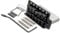 Wilkinson WOV01 52.5mm(2-1/16 inch) Vintage Tremolo Bridge 6-Screw Squier/Mexico Fender Strat Electric Guitar (Black)