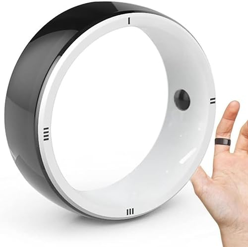 R5 Smart Ring Intelligenter Ring Neues tragbares Gerät IC/ID/NFC-Lesegerät Integrierte 6 RFID-Karten und 2 Gesundheitssteine, lti-Funktionsring kompatibel mit iOS und Android,M
