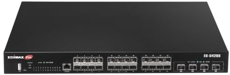 Edimax FS-5428X - 28-Port Gigabit SFP L2+ Managed Switch with 4 10GbE SFP+ Ports