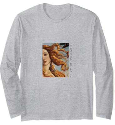 Be Your Own Muse Art-Inspired Design Long Sleeve T-Shirt
