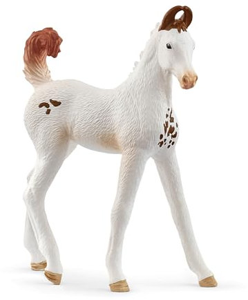 SCHLEICH Horse Club - Marwari Foal - 8cm Hand-Painted Collectable, Realistic Toy Horse Figurine for Girls and Boys. Durable Educational Figure for Fun Imaginative Play. Cool Kids Toys Ages 5+ 14896