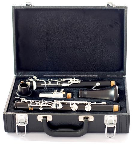 Klarinetteninstrument Klarinette Aus Versilbertem Ebenholz Mit G-Klappe Professionelle Performance-Klarinette Schwarzes Holzblasinstrument