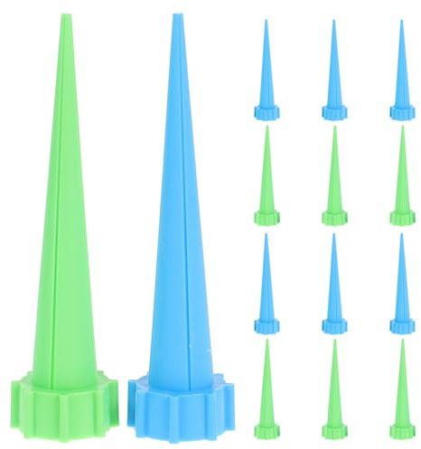 BESPORTBLE Bewässerungsspikes für Flaschen, 16 Stück Automatisches Bewässerungsgerät für Pflanzen, Urlaub Bewässerungssystem Topfblumen Plflanzen Blumen Bewässerungshilfe