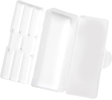 Manicure Pedicure Tools Storage Box Clear Double Layer Personals Storage Box For Nails Pens Nails Brush Nails Art Tools