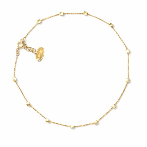 Salia Gold Paris Bracelet, or jaune 18K, 1,68 gr | 18K, or 750, bijou femme, cadeau femme, anniversaire, Saint-Valentin, Fête des Mères, certificat d’authenticité, écrin cadeau