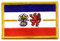 Flaggenfritze Flaggen Aufnäher Deutschland Mecklenburg-Vorpommern Fahne Patch + gratis Aufkleber