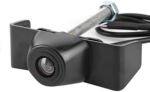 Kuuleyn Autokamera, ABS IP67 Wasserdicht Schwarz 170 Grad Ultra-Wide Frontkamera Nachtsicht Einparkhilfe Passend für PKW LKW Vans Wohnmobile