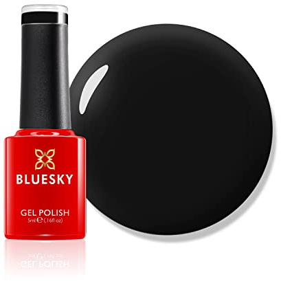 Bluesky Gel Nail Polish 5ml Mini, Fedora - 80510, Black | The staple every kit needs, in a small bottle. Ideal for french tips, fine line art and stamping over pale shades.
