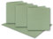 50x grüne Vintage Kraftpapier Falt-Karten Quadratisch - 150 x 150 mm - 15 x 15 cm - Recycling 220 gr blanko Klapp-Karten nachhaltig - Umwelt by Gustav NEUSER